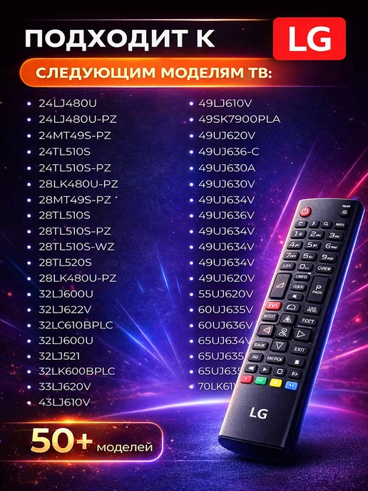 Фото товара 25341, универсальный пульт lg